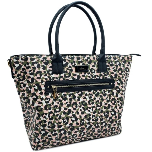 Brand new. Never used Trina Turk tote bag. Includes detachable shoulder strap. - Picture 1 of 5
